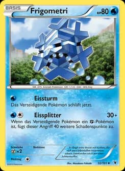 Frigometri card in German