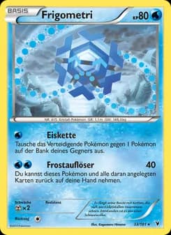 Frigometri card in German