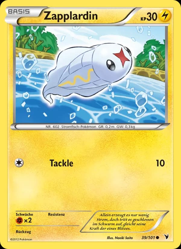 Zapplardin card in German