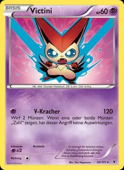 Victini card in German