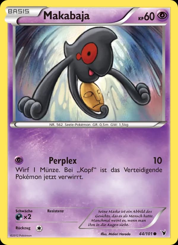Makabaja card in German