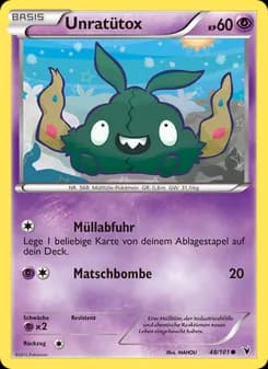 Unratütox card in German