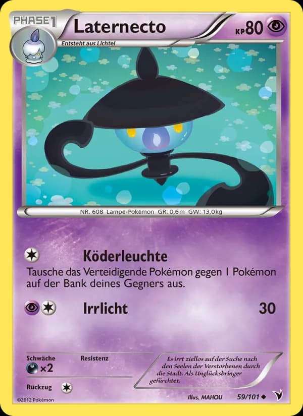 Laternecto card in German
