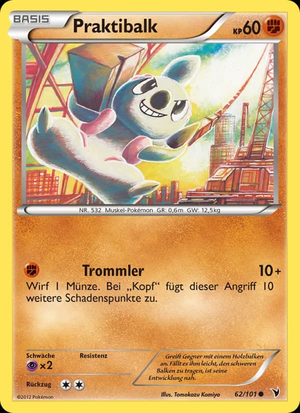 Praktibalk card in German