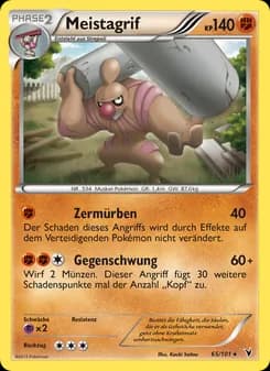 Meistagrif card in German