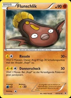 Flunschlik card in German