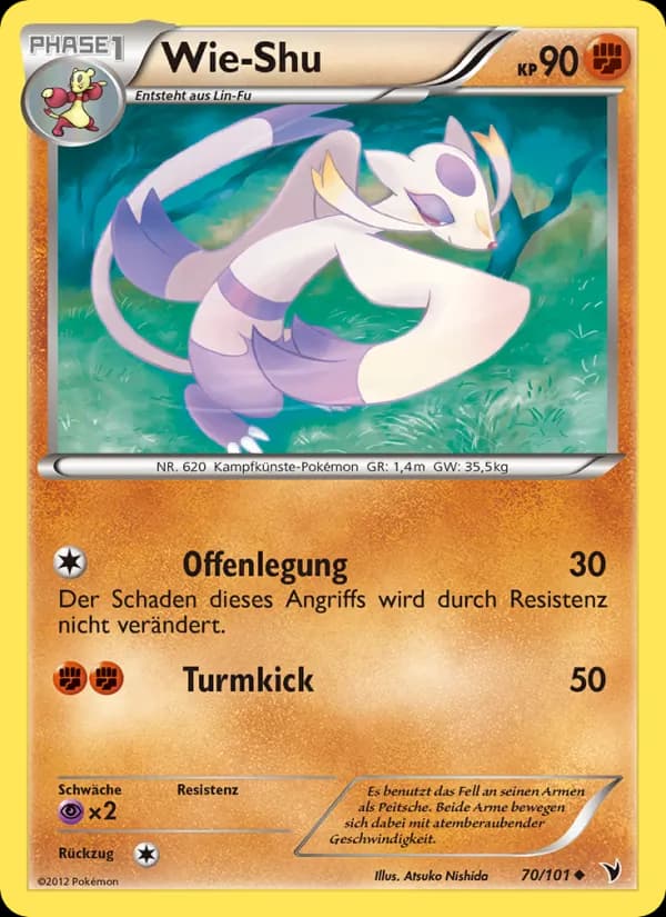 Wie-Shu card in German