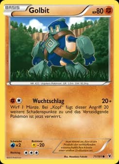 Golbit card in German