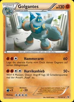 Golgantes card in German