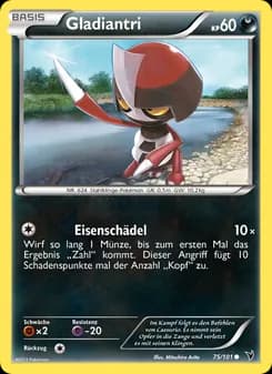 Gladiantri card in German