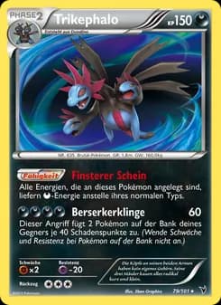 Trikephalo card in German