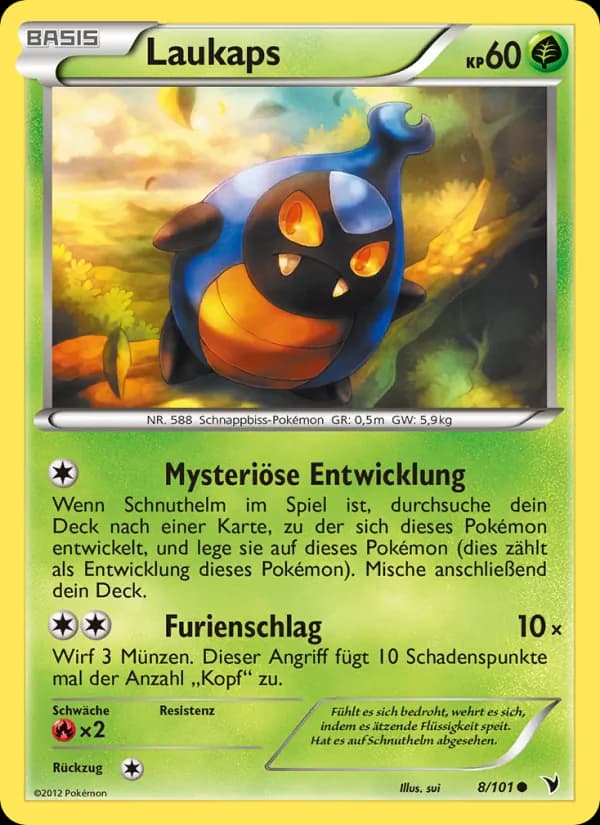 Laukaps card in German