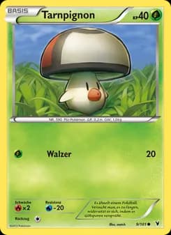 Tarnpignon card in German