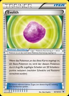 Evolith card in German