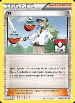 N card in German