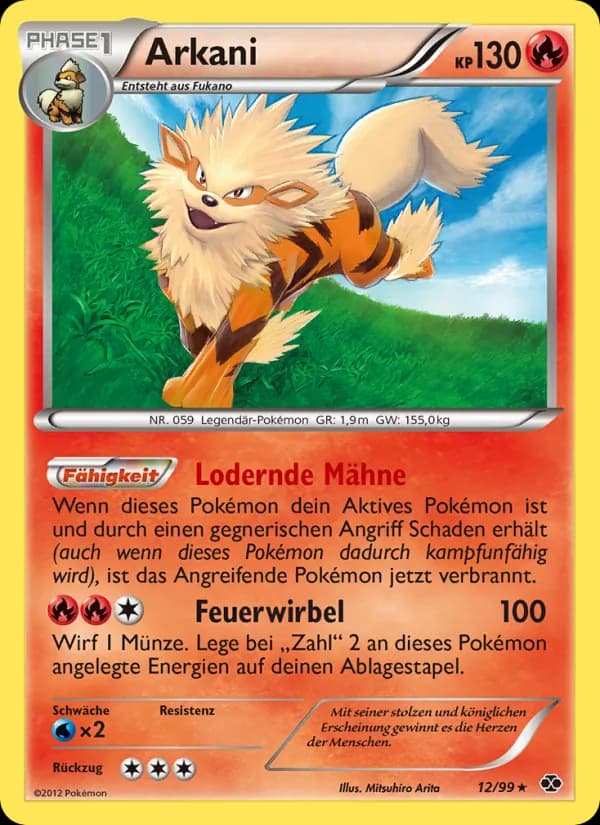 Arkani card in German