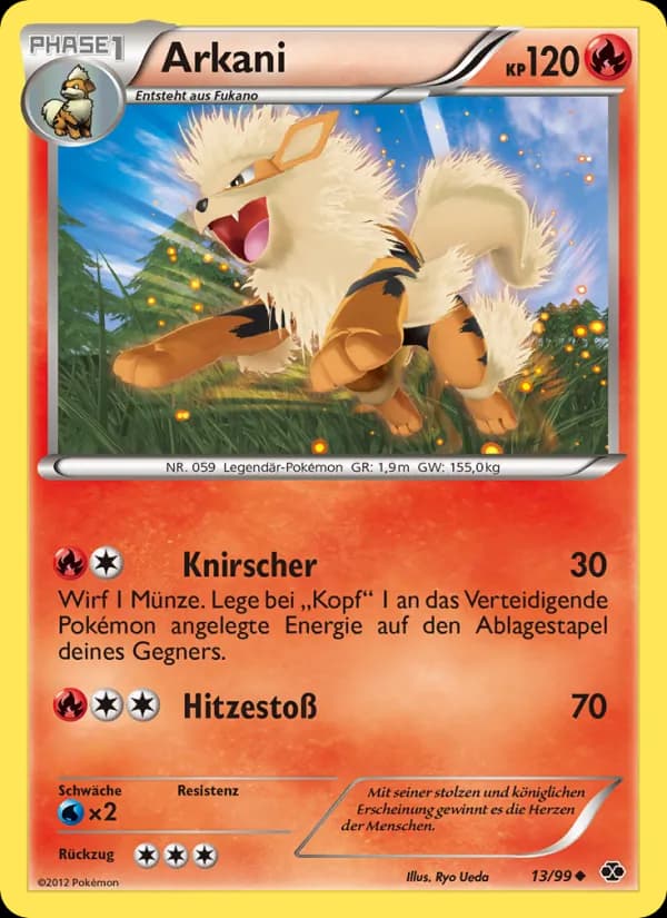 Arkani card in German