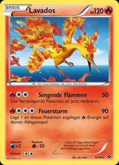 Lavados card in German