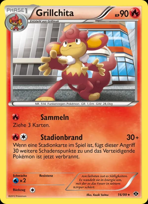 Grillchita card in German