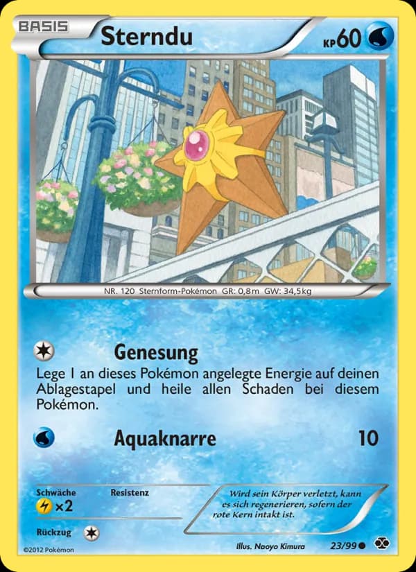 Sterndu card in German