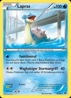 Lapras card in German