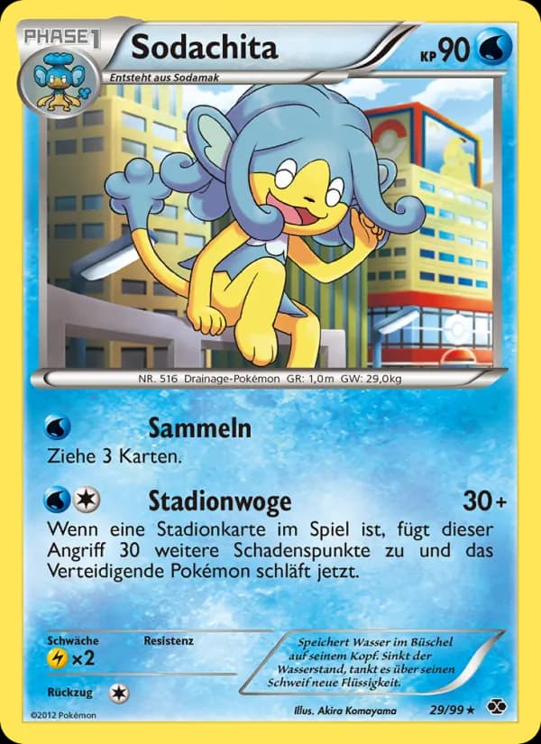 Sodachita card in German
