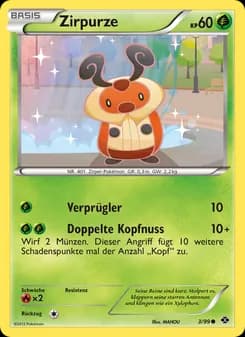 Zirpurze card in German