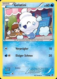 Gelatini card in German