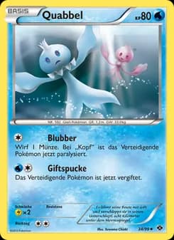 Quabbel card in German