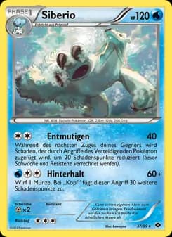 Siberio card in German