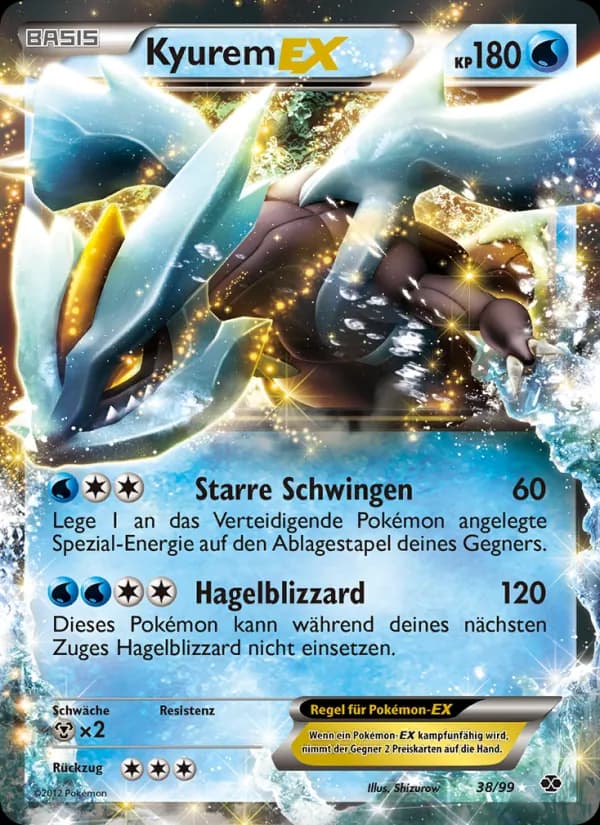 Kyurem-EX card in German