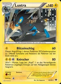 Luxtra card in German