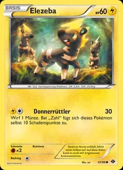 Elezeba card in German