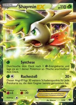 Shaymin-EX card in German