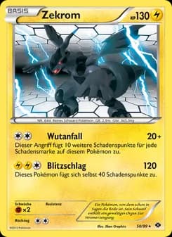 Zekrom card in German