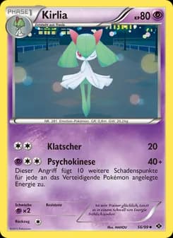 Kirlia card in German