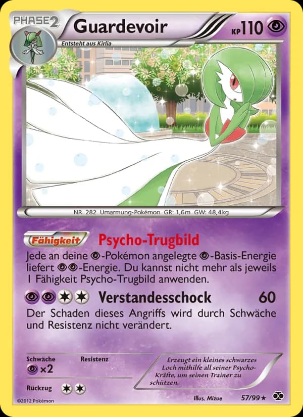 Guardevoir card in German