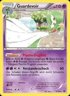 Guardevoir card in German