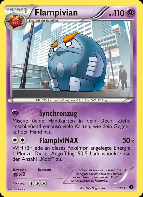 Flampivian card in German