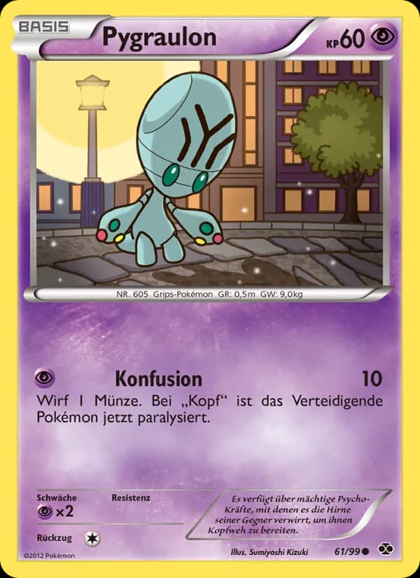 Pygraulon card in German