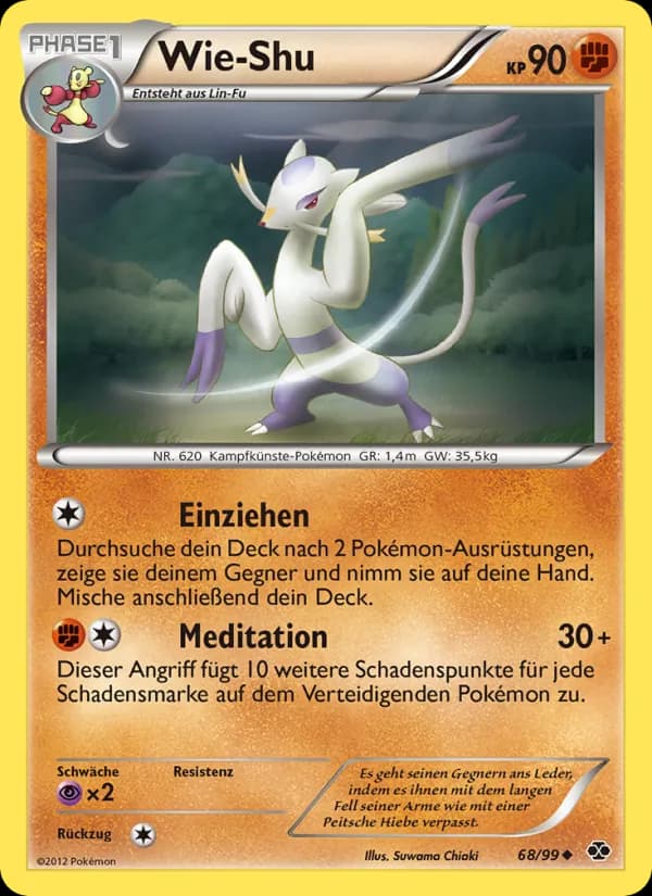 Wie-Shu card in German