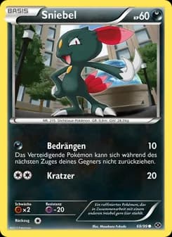 Sniebel card in German