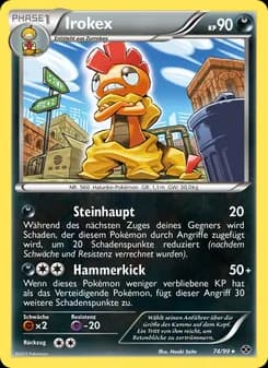 Irokex card in German