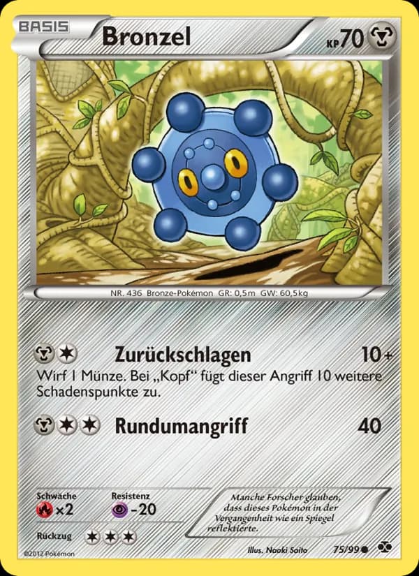 Bronzel card in German