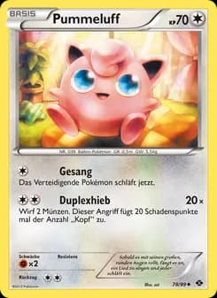 Pummeluff card in German