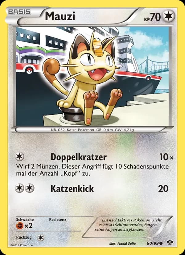Mauzi card in German