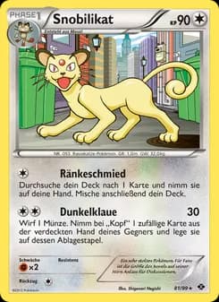 Snobilikat card in German
