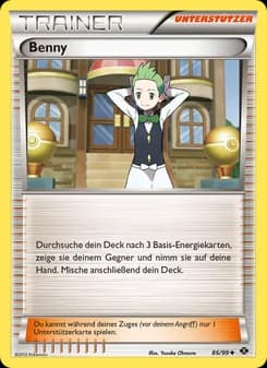 Benny card in German