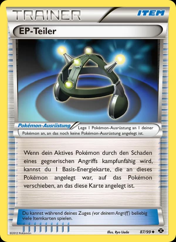 EP-Teiler card in German
