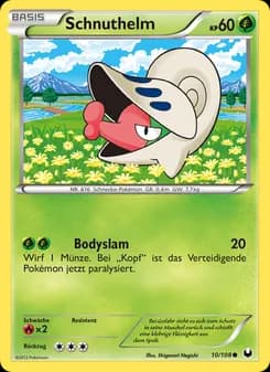 Schnuthelm card in German